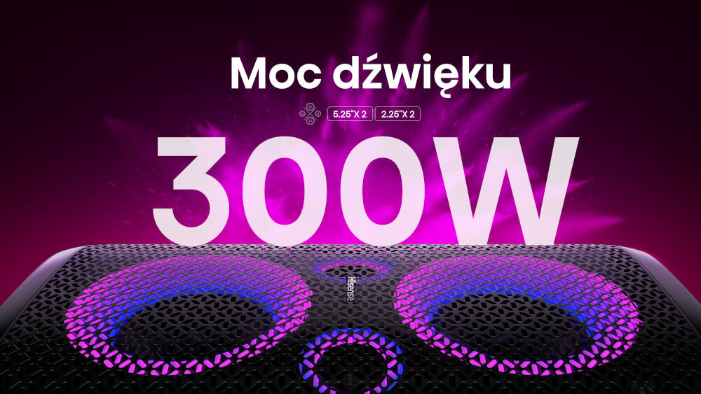 Power audio HISENSE Party Rocker One Plus Moc 300 W