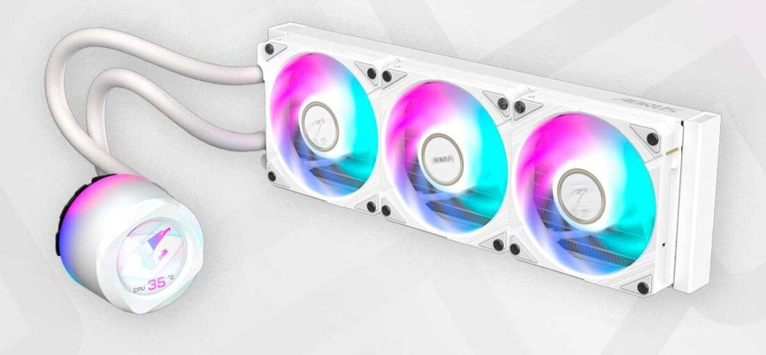 Chłodzenie wodne GIGABYTE Aorus WaterForce X II 360 ICE - Efektywne oświetlenie ARGB