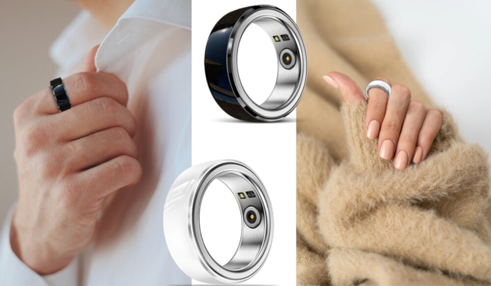 SMARTRING BEMI REVO sen tętno monitoring cele bluetooth sensory saturacja design lekkość