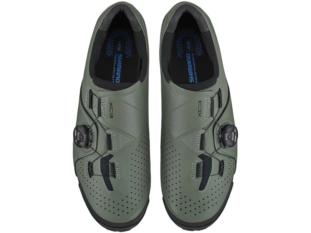 Buty rowerowe SHIMANO SH-XC300 Oliwkowy rozmiar 46 wydajnosc komfort dopasowanie optymalna przewiwenosc stopy rozmiar 46