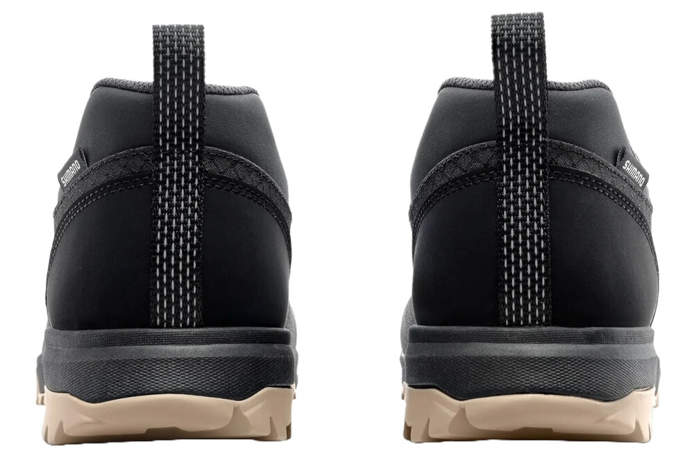 Buty rowerowe SHIMANO SH-ET501 Czarny rozmiar 43 prostopadloscienny bieznik 360° Traction dodatkowe wzmocnienia na piecie i palcach maksymalna przyczepnosc na rower do chodzenia sportowy styl funkcjonalnosc