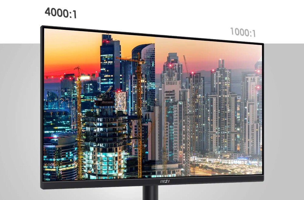 Monitor MSI Pro MP245V 23.8 1920x1080px 100Hz 1 ms [MPRT] obraz jakość odświeżanie czas reakcji kontrast