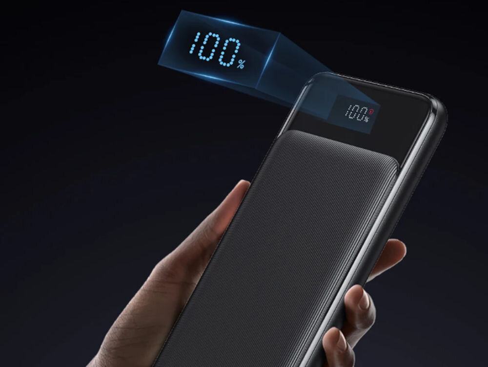 Powerbank USAMS 30KCD20201 cyfrowy wyświetlacz, norma UN38.3, technologia NTC, 8-stopniowa ochrona