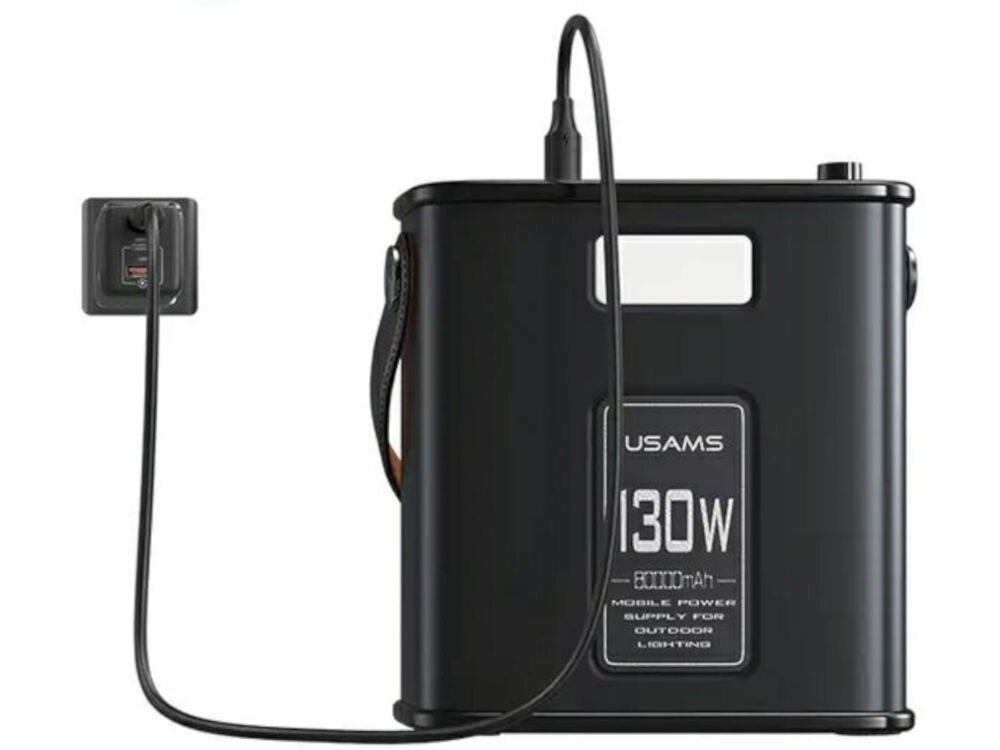 Stacja zasilania USAMS US-CD196 usb-c z dwukierunkowym ładowaniem z wejściem pd 65w, 7 godzin ładowania