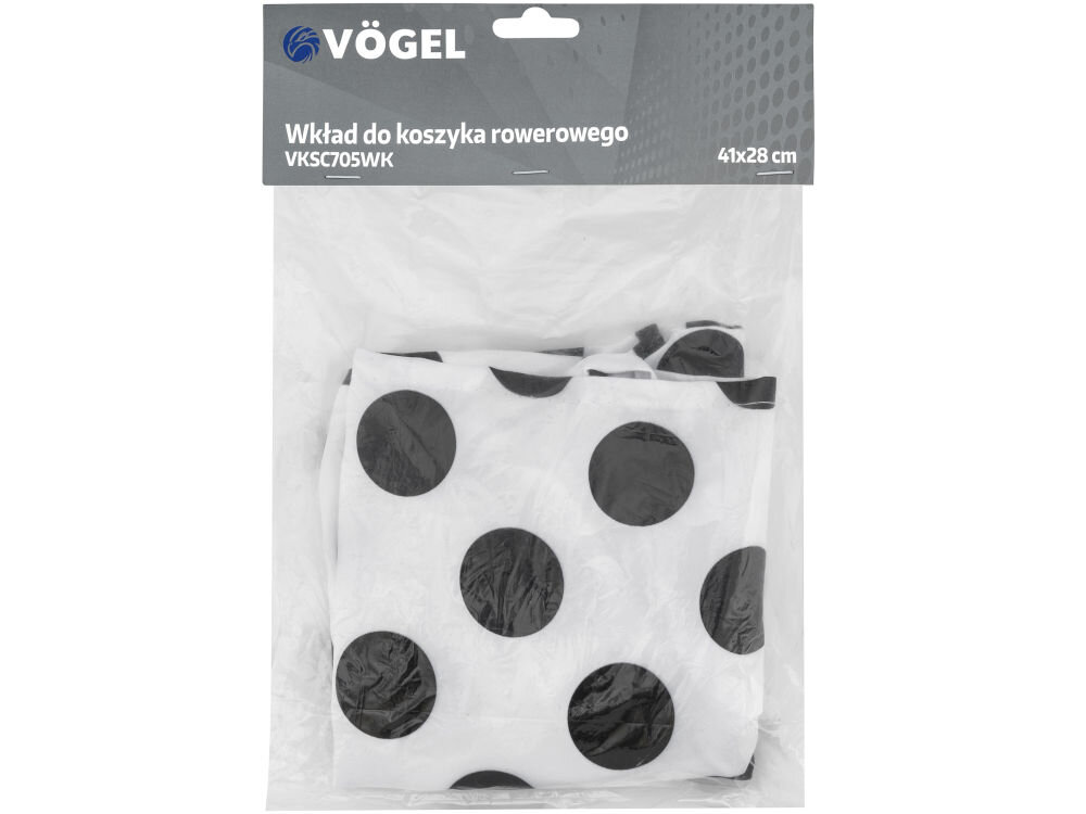 Wkład do koszyka VÖGEL VKSC705WK Biało-czarny opakowanie