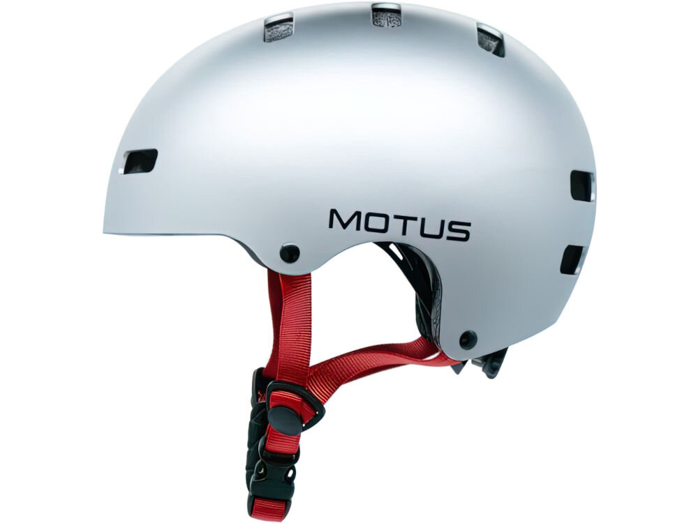 Kask rowerowy MOTUS MD-107 Srebrny dla Dzieci (rozmiar M) abs eps amortyzacja