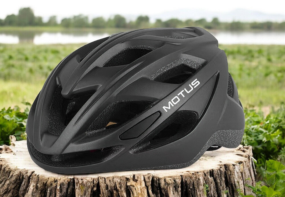 Kask MOTUS HT-15 Czarny (rozmiar L) regulacja otwory wentylacyjne