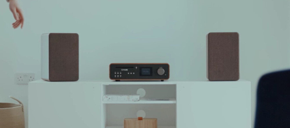Wieża PURE Classic Stereo - Wysoka jakość dźwięku, moc 100 w