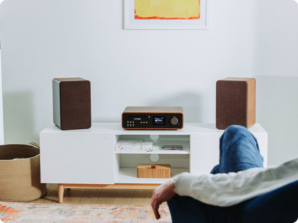 Wieża PURE Classic Stereo - Odtwarzacz CD i pliki MP3