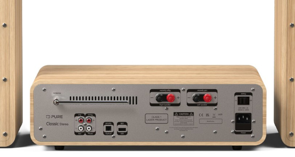 Wieża PURE Classic Stereo - Wszechstronna łączność, USB-A