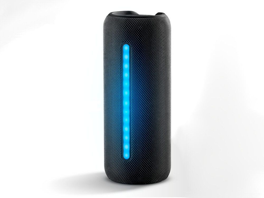 Głośnik mobilny CELLULARLINE Hype 20 podświetleniu RGB synchronizują się z rytmem muzyki
