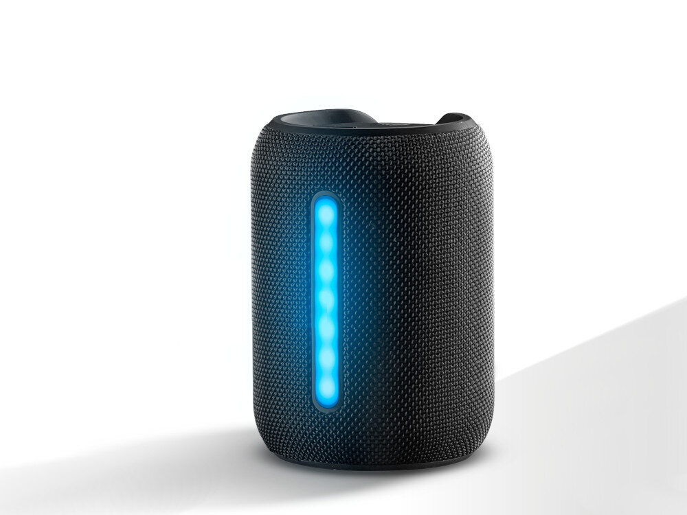 Głośnik mobilny CELLULARLINE Hype 10 podświetleniu RGB synchronizują się z rytmem muzyki