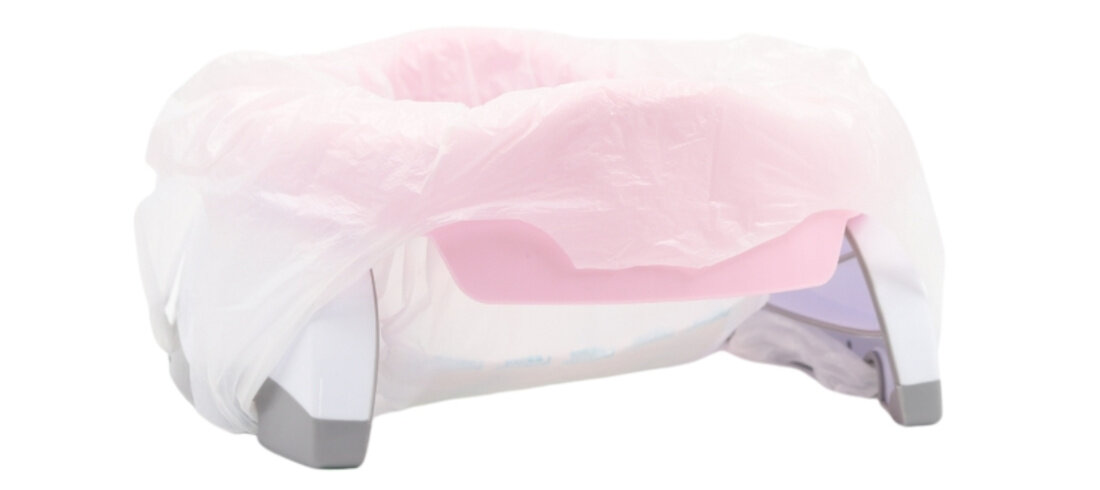 Nocnik POTETTE PLUS 2719 Różowo-biały materiał wysoka jakość długotrwałe użytkowanie maksymalne obciążenie