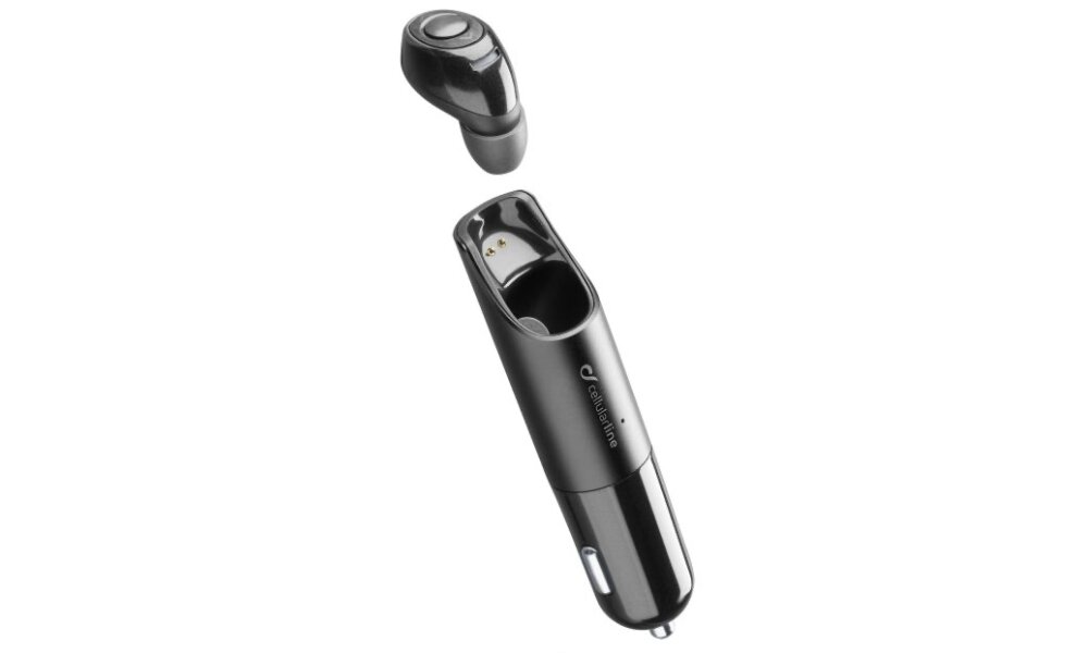 Słuchawka bluetooth CELLULARLINE Car Headset Mini Czarny komfort bezpieczenstwo