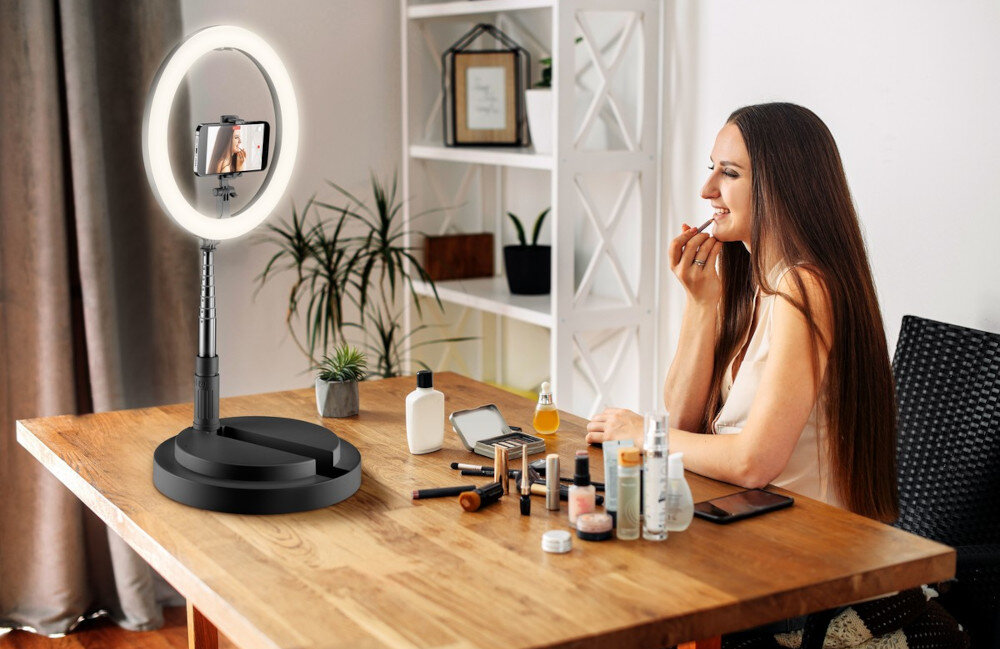 Lampa pierścieniowa CELLULARLINE Selfie Ring Compact