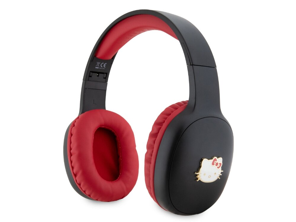 Słuchawki nauszne HELLO KITTY komfort ipx4 styl basy - sluchawki na bialym tle