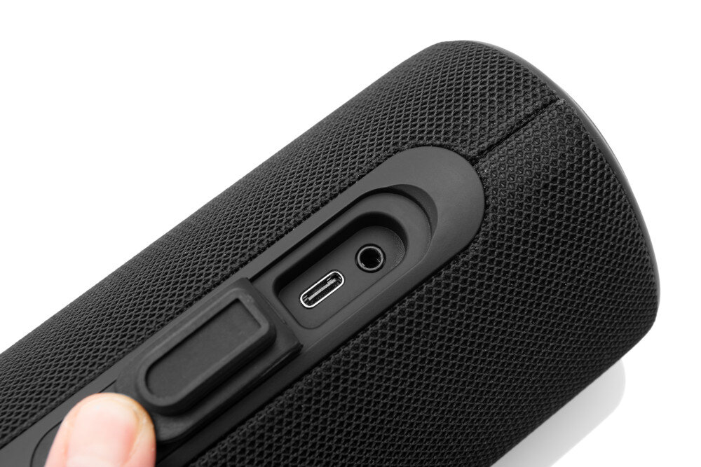 Głośnik mobliny JVC XS-E423B Bluetooth złączu USB-C wejściu AUX IN Konstrukcja głośnika odporna na wodę IPX5