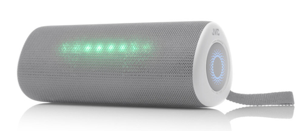 Głośnik mobliny JVC XS-E423G Bluetooth mobilność jakość dźwięku Bluetooth 5.0 połączenie bezprzewodowe 4000 mAh do 14 godzin
