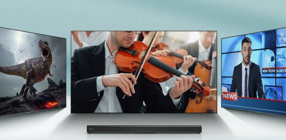 Soundbar HISENSE HS205G - różne tryby