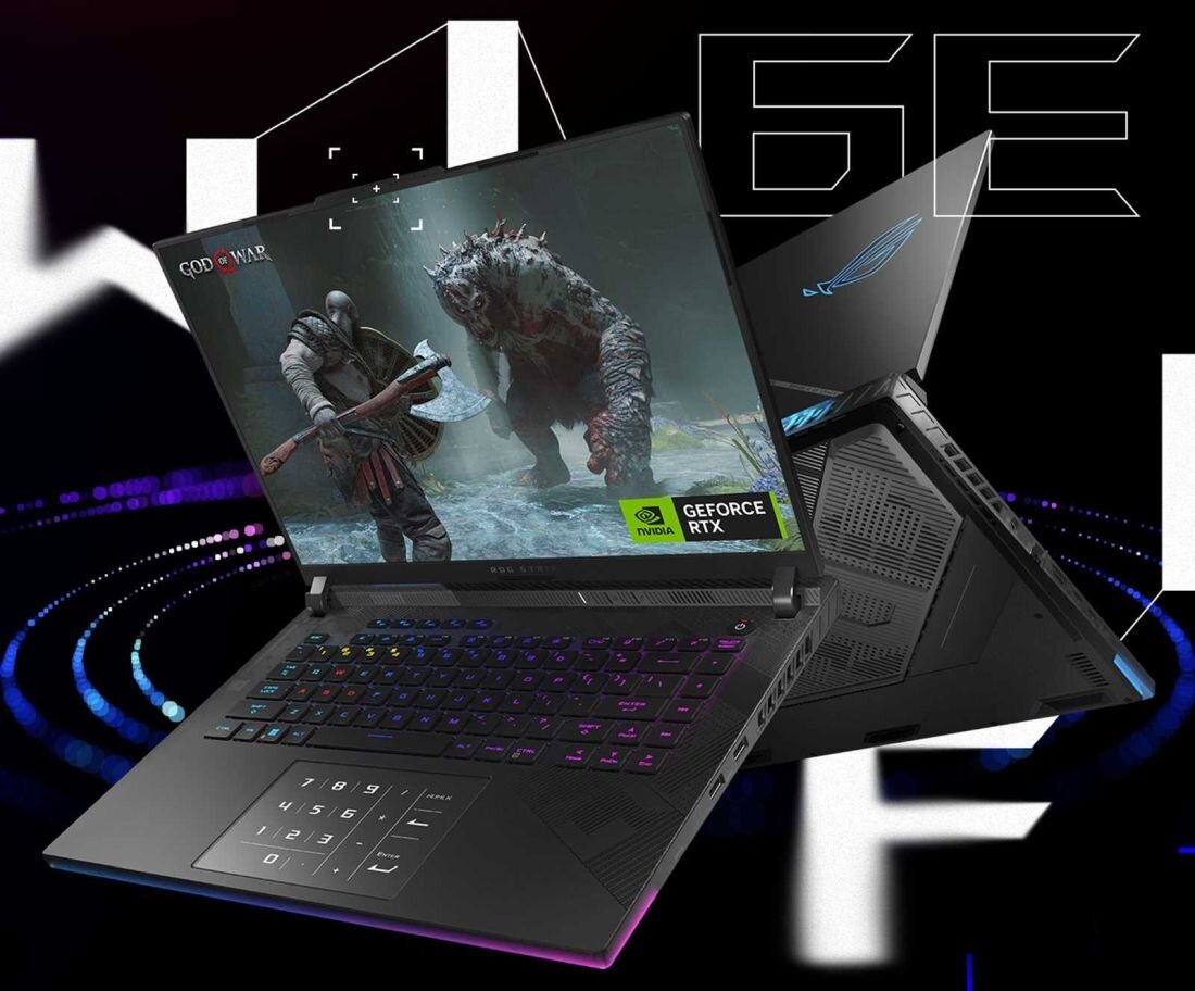 Laptop ASUS ROG Strix SCAR 16 - RJ45 Wi-Fi 6E 