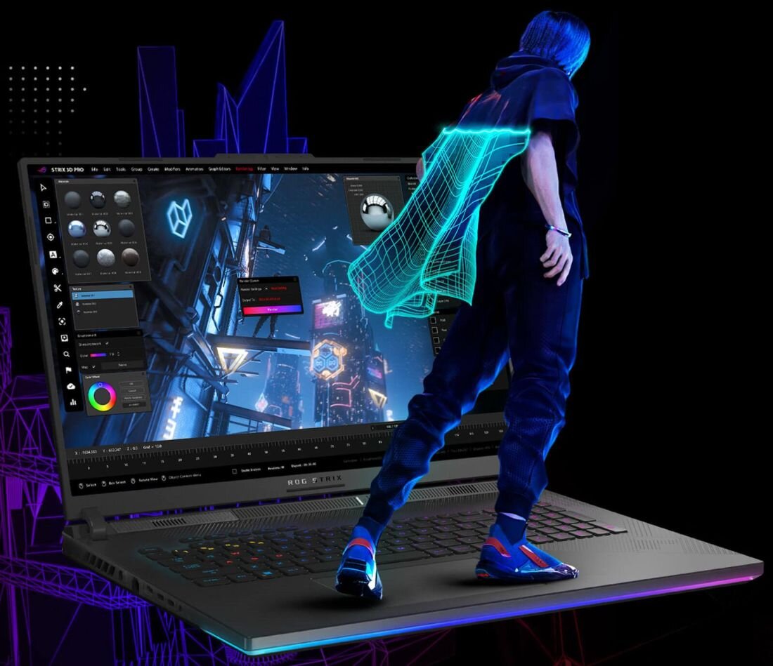 Laptop ASUS ROG Strix SCAR 18 - Streaming