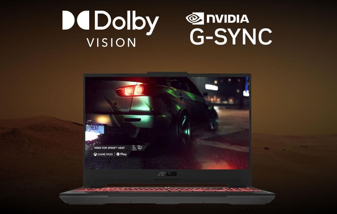 Laptop ASUS TUF Gaming A15 - 144 Hz 1920 x 1080 px G-Sync 