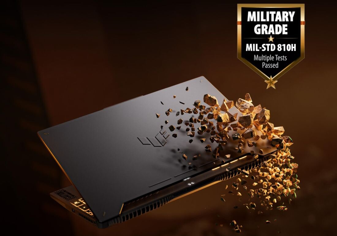 Laptop ASUS TUF Gaming A15 - MIL-STD-810H 