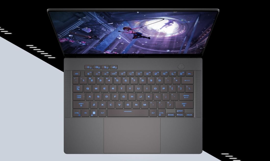 Laptop ASUS ROG Zephyrus G14 - Gładzik i klawiatura