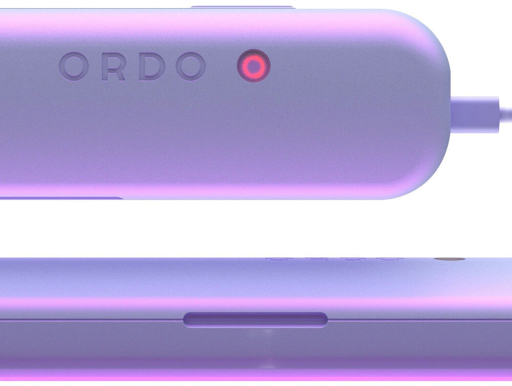 Etui do szczoteczki ORDO Sonic+ Fioletowy Komfortowe użytkowanie wygoda wskaźnik ładowania port USB-C czas ładowania