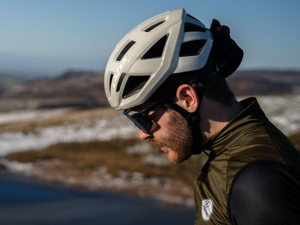 Kask rowerowy LAZER Tonic Kineticore Biały Szosowy (rozmiar M) bezpieczeństwo KinetiCore