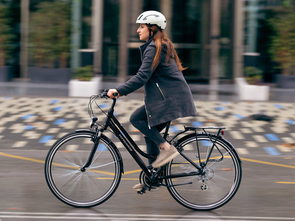Kask rowerowy LAZER CityZen KinetiCore Biały Miejski (rozmiar M) bezpieczeństwo KinetiCore