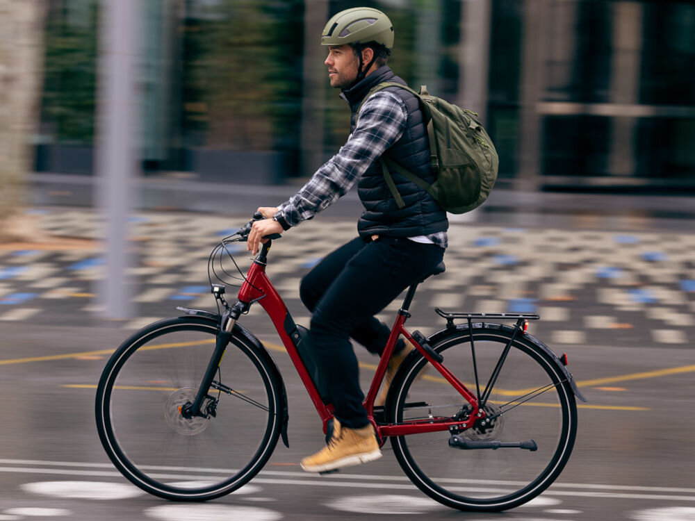 Kask rowerowy LAZER CityZen KinetiCore Zielony Miejski (rozmiar S) wentylacja regulacja
