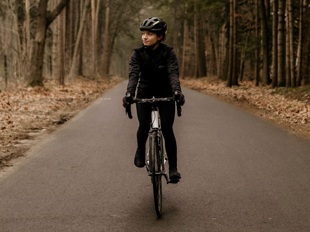 Kask rowerowy LAZER Tonic Kineticore Czarny Szosowy (rozmiar M) wentylacja regulacja