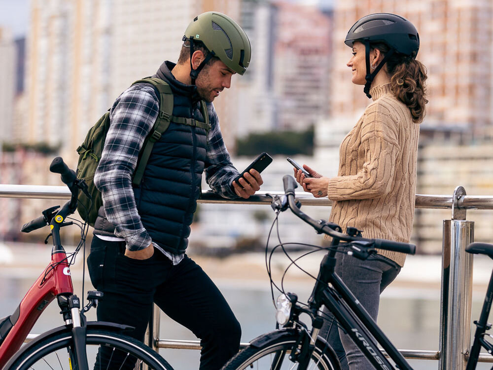 Kask rowerowy LAZER CityZen KinetiCore Szary Miejski (rozmiar M) wentylacja regulacja