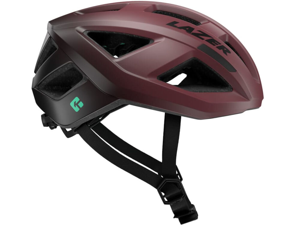 Kask rowerowy LAZER Tonic Kineticore Bordowo-czarny Szosowy (rozmiar M) rozmiar regulacja waga