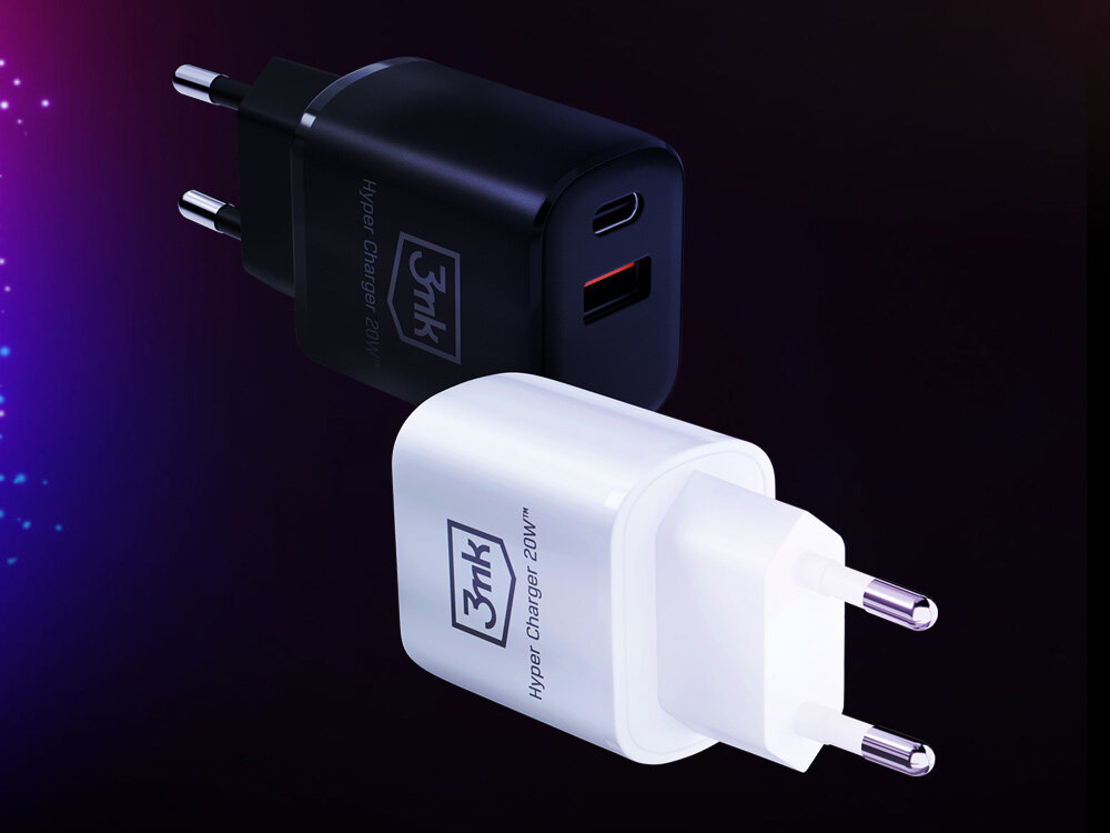 Ładowarka sieciowa 3MK Hyper Charger 20W Czarny uniwersalna ładowarka sieciowa