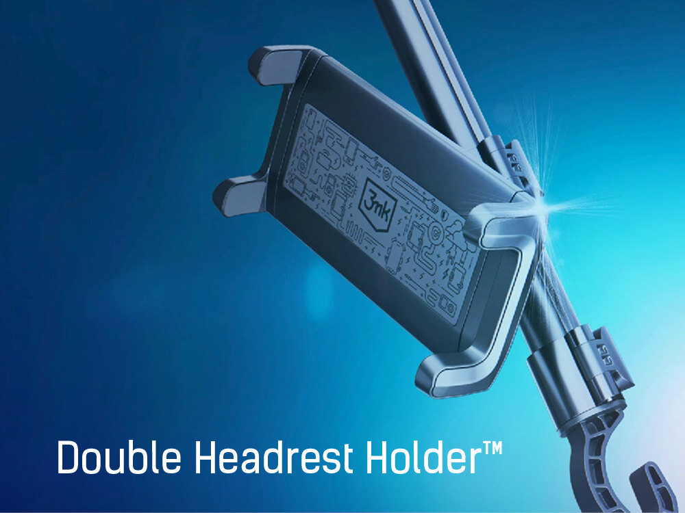 Uchwyt na telefon 3MK Double Headrest Holder