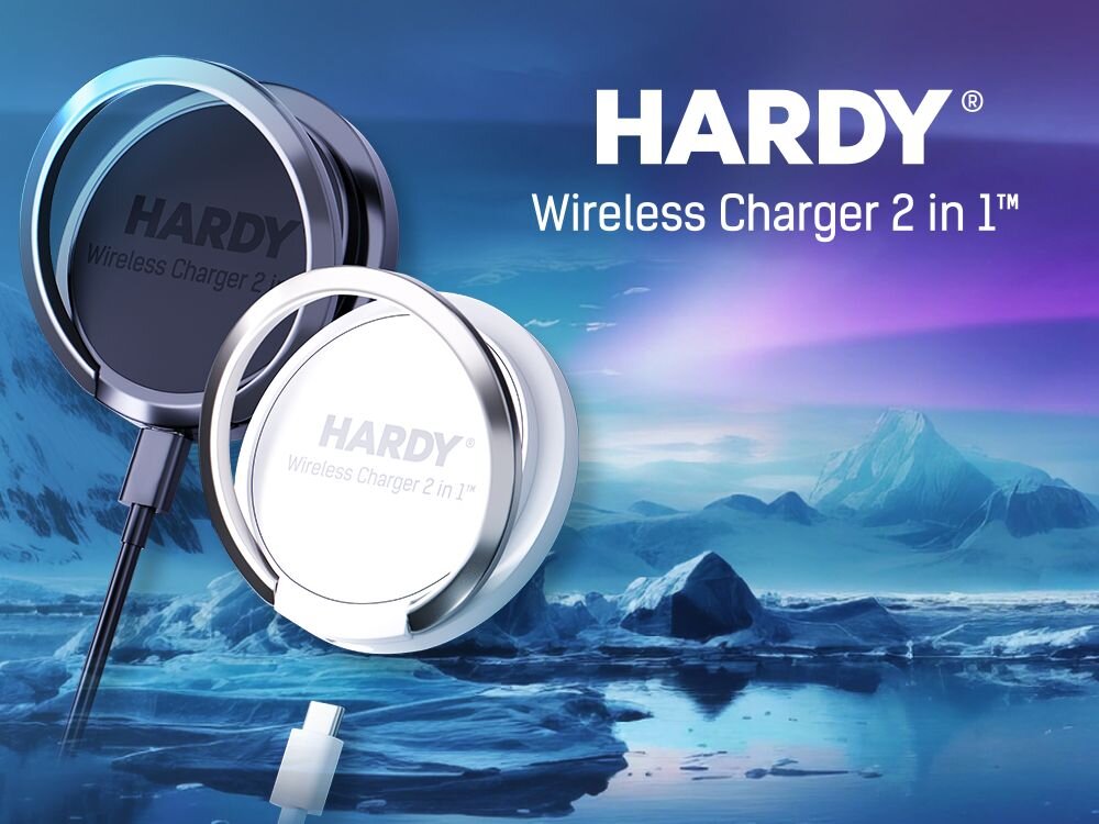 Ładowarka indukcyjna 3MK Hardy Wireless Charger 2in1 energia moc ladowanie sprzet uzupelnienie indukcyjna