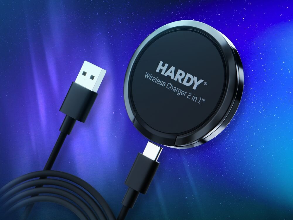 Ładowarka indukcyjna 3MK Hardy Wireless Charger 2in1 materialy wykonanie jakosc