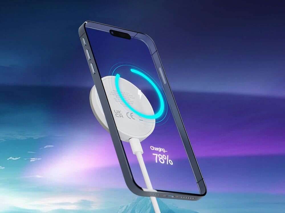 Ładowarka indukcyjna 3MK Hardy Wireless Charger 2in1 kolory design