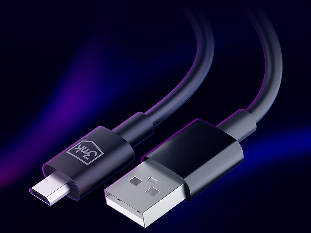 Kabel USB - Micro USB 3MK Hyper Cable 1.2 m kabel przesyl kompatybilnosc sprzety USB-A microUSB