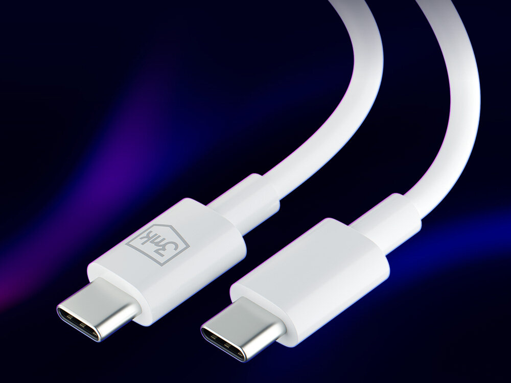 Kabel USB-C - USB-C 3MK Hyper Cable 1.2 m kabel ladowanie przesylanie praca dlugi czas odpornosc wykonanie