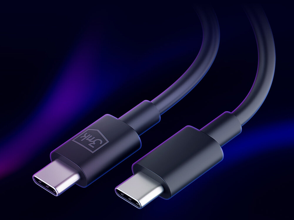 Kabel USB-C - USB-C 3MK Hyper Cable 1.2 m kabel ladowanie przesylanie praca dlugi czas odpornosc wykonanie