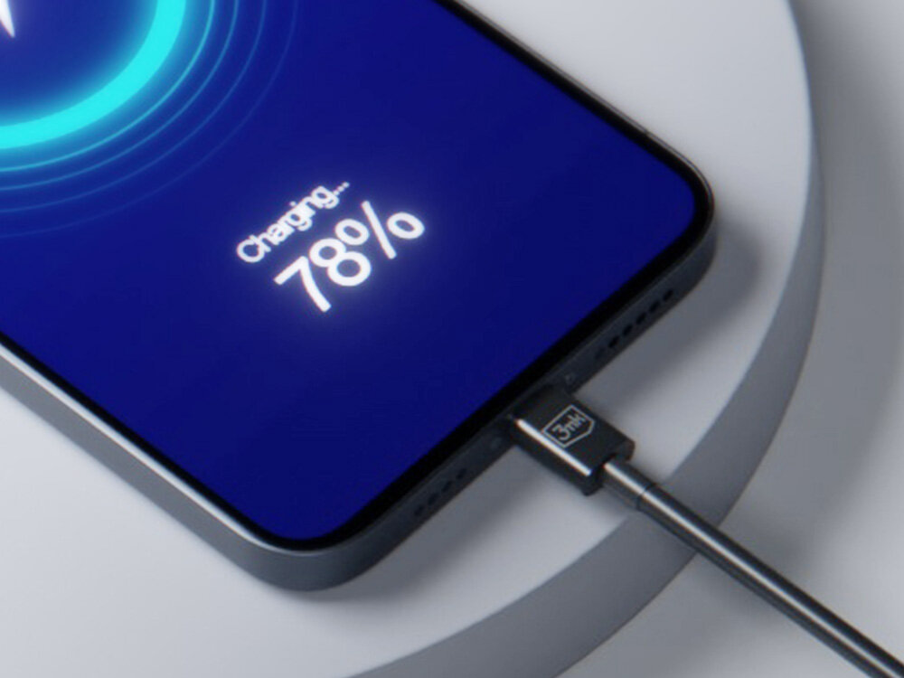 Kabel USB-C - USB-C 3MK Hyper Cable 1.2 m kolorystyka kabel funkcjonalnosc mocny wydajny elastyczny