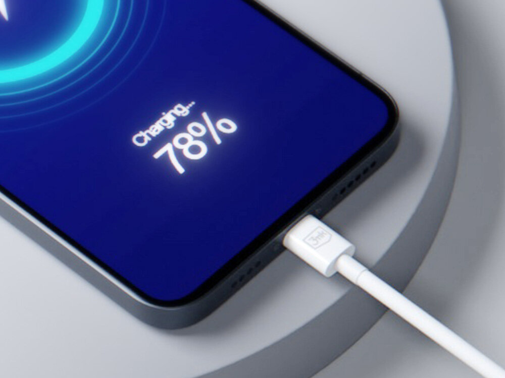 Kabel USB-C - Lightning 3MK Hyper Cable 1.2 m warianty kolorystyczne biel czern przewod perfekcja