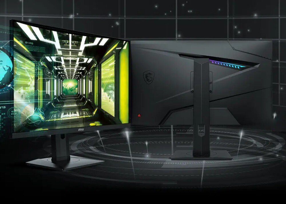 Monitor MSI MAG 274QRF QD E2 27 2560x1440px IPS 180Hz 1 ms [GTG] konstrukcja ergonomia regulacja