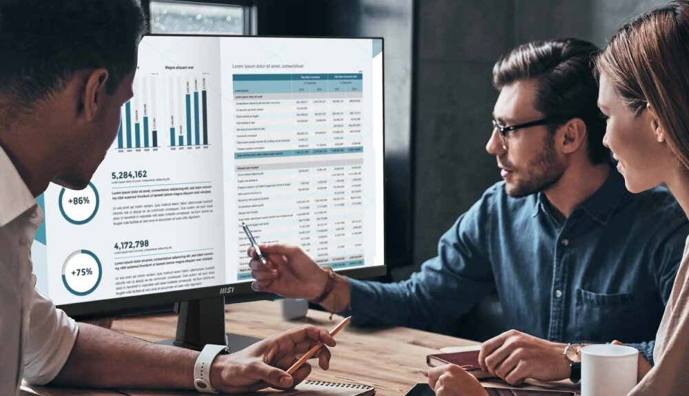 Monitor MSI Pro MP275 27 1920x1080px IPS 100Hz 1 ms [MPRT] wygląd obudowa