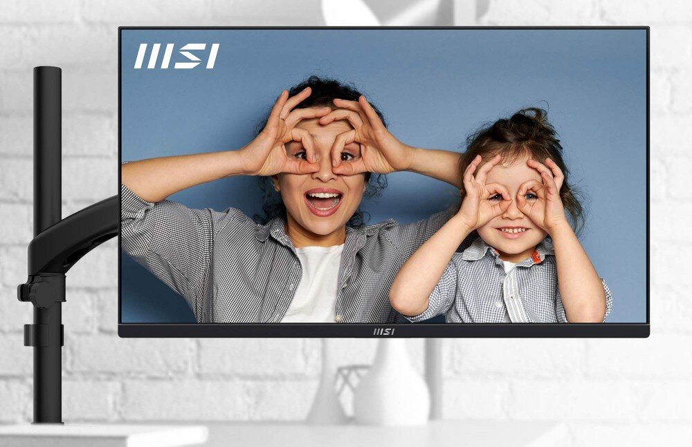 Monitor MSI Pro MP275 27 1920x1080px IPS 100Hz 1 ms [MPRT] konstrukcja podstawka nachylenie regulacja