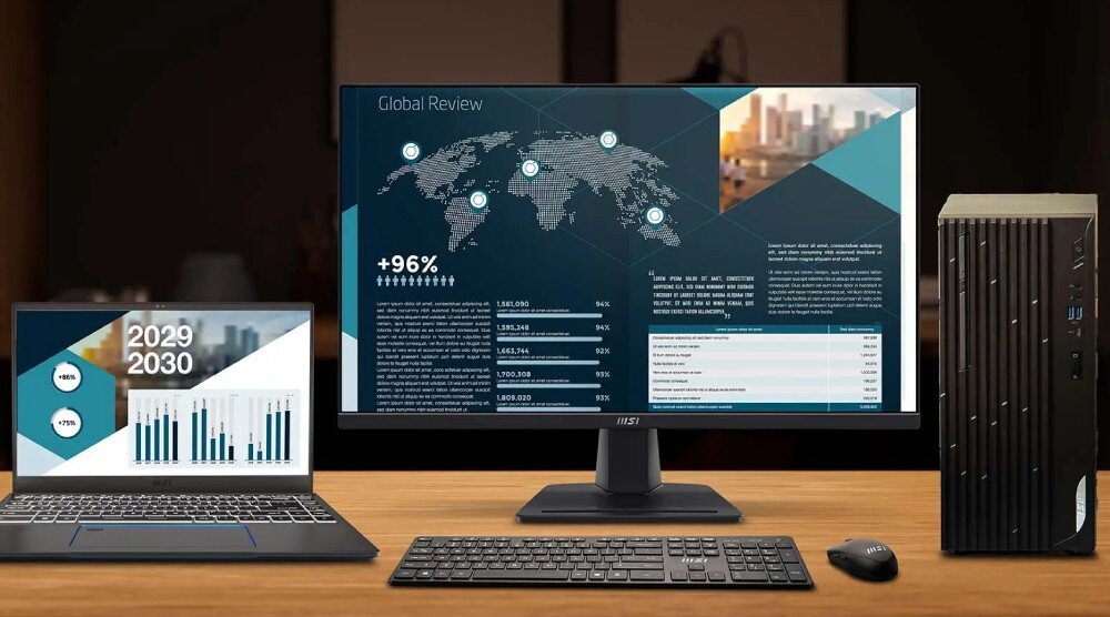 Monitor MSI Pro MP275 27 1920x1080px IPS 100Hz 1 ms [MPRT] porty złącza podłączenie