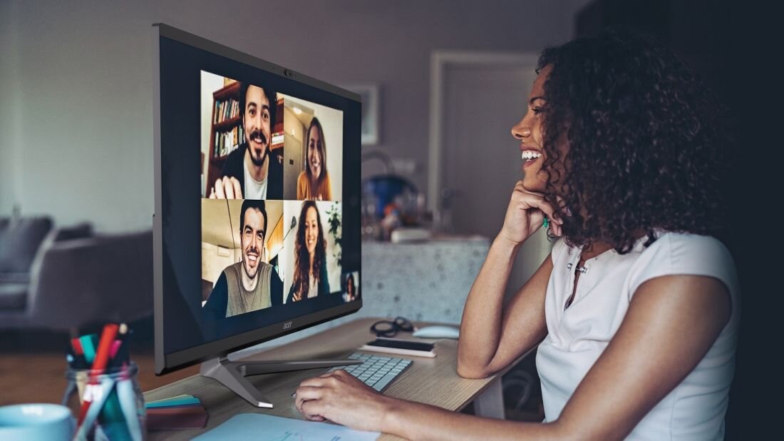 Komputer ACER Aspire C24 - kamera internetowa   